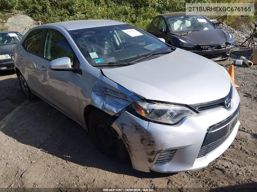 TOYOTA COROLLA 2016, VIN 2T1BURHEXGC676165