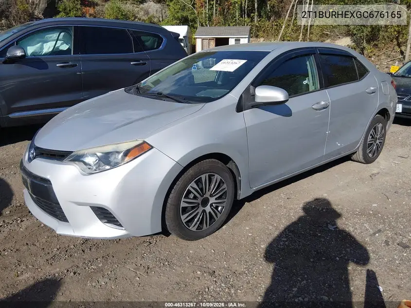 2016 TOYOTA COROLLA VIN 2T1BURHEXGC676165 — фото 2