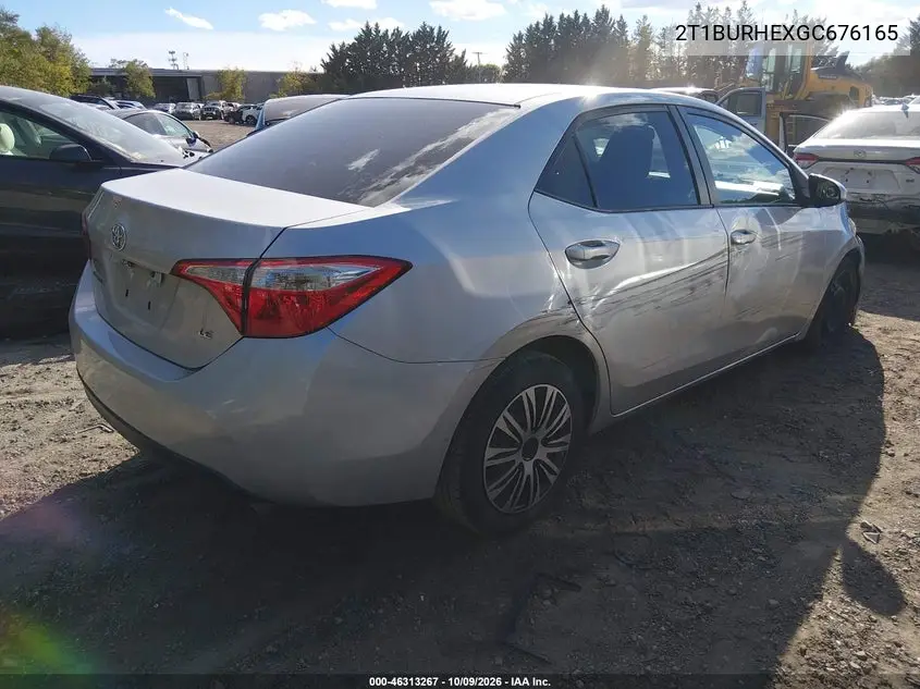 2016 TOYOTA COROLLA VIN 2T1BURHEXGC676165 — фото 4
