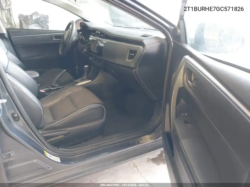 2016 TOYOTA COROLLA VIN 2T1BURHE7GC571826 — фото 5