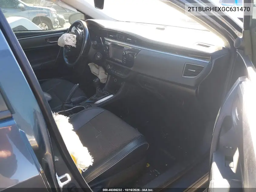2016 TOYOTA COROLLA VIN 2T1BURHEXGC631470 — фото 5