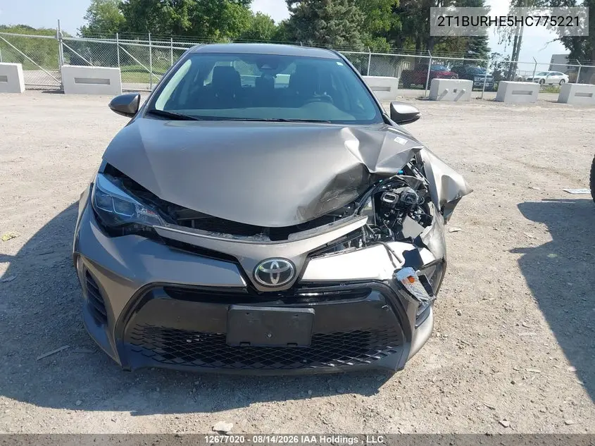 2017 TOYOTA COROLLA VIN 2T1BURHE5HC775221 — фото 12