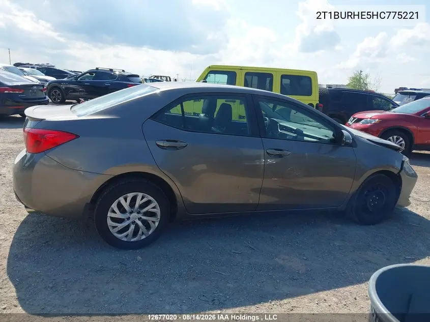 2017 TOYOTA COROLLA VIN 2T1BURHE5HC775221 — фото 13