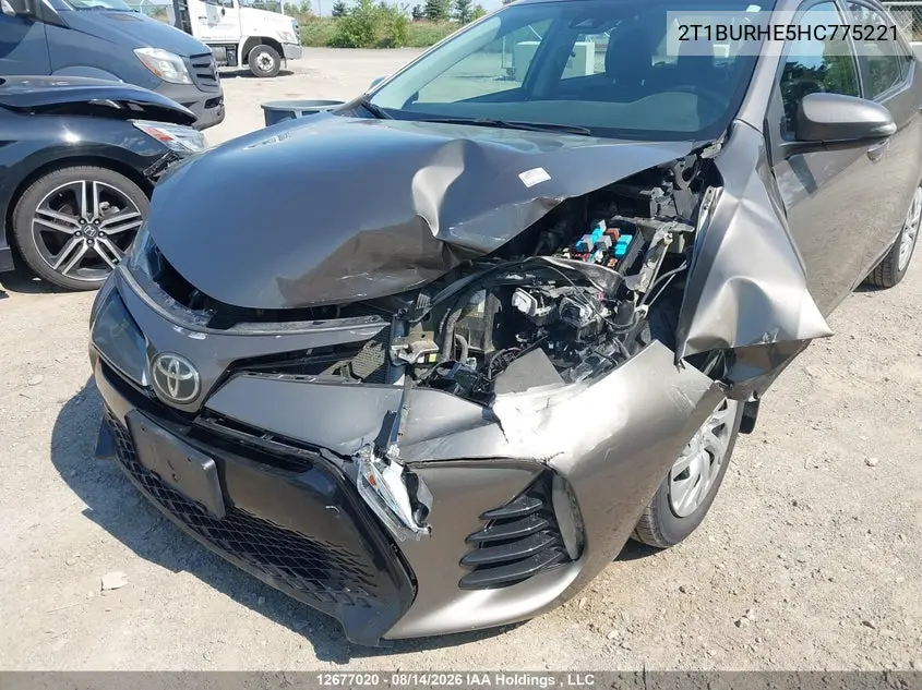 2017 TOYOTA COROLLA VIN 2T1BURHE5HC775221 — фото 6