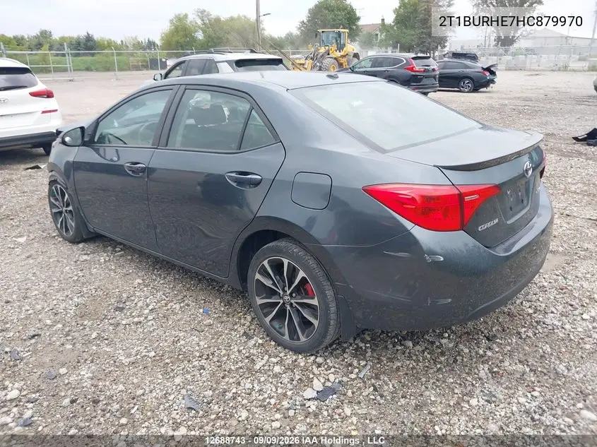2017 TOYOTA COROLLA VIN 2T1BURHE7HC879970 — фото 3