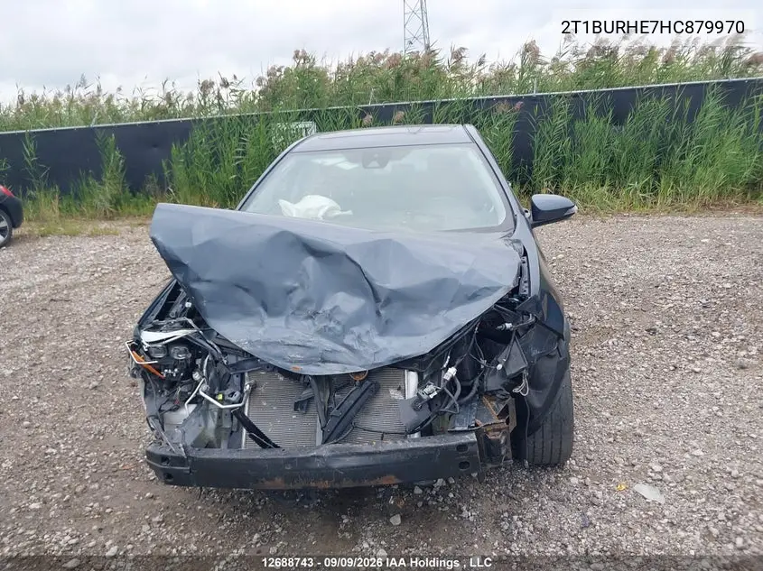 2017 TOYOTA COROLLA VIN 2T1BURHE7HC879970 — фото 6