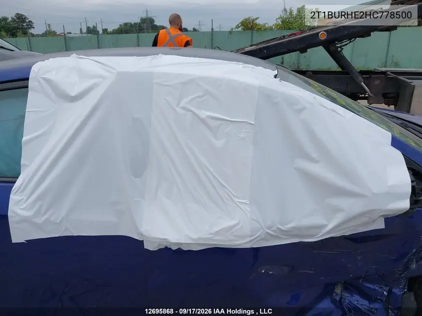 2017 TOYOTA COROLLA VIN 2T1BURHE2HC778500 — фото 18