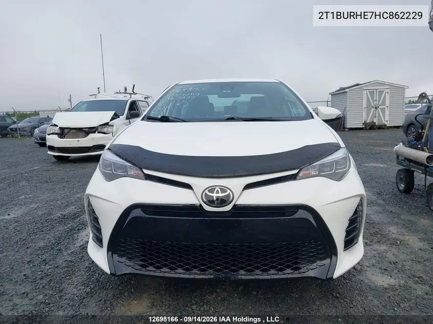 2017 TOYOTA COROLLA VIN 2T1BURHE7HC862229 — фото 12