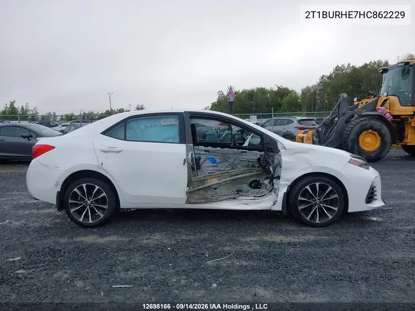 2017 TOYOTA COROLLA VIN 2T1BURHE7HC862229 — фото 13