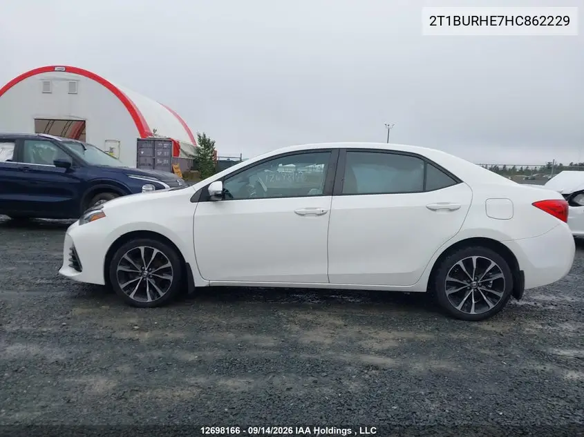 2017 TOYOTA COROLLA VIN 2T1BURHE7HC862229 — фото 14