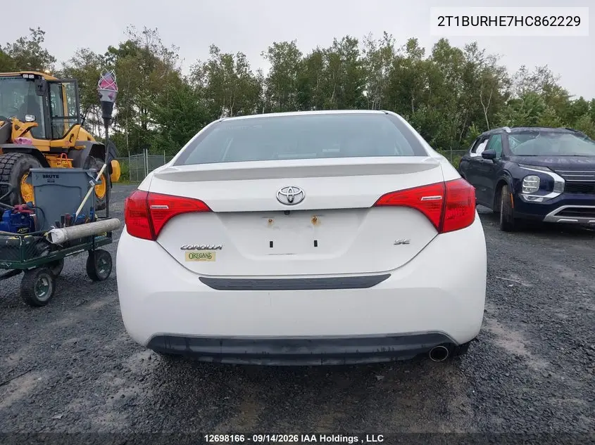 2017 TOYOTA COROLLA VIN 2T1BURHE7HC862229 — фото 16