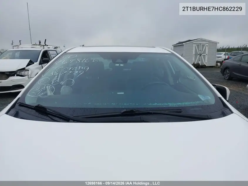 2017 TOYOTA COROLLA VIN 2T1BURHE7HC862229 — фото 17