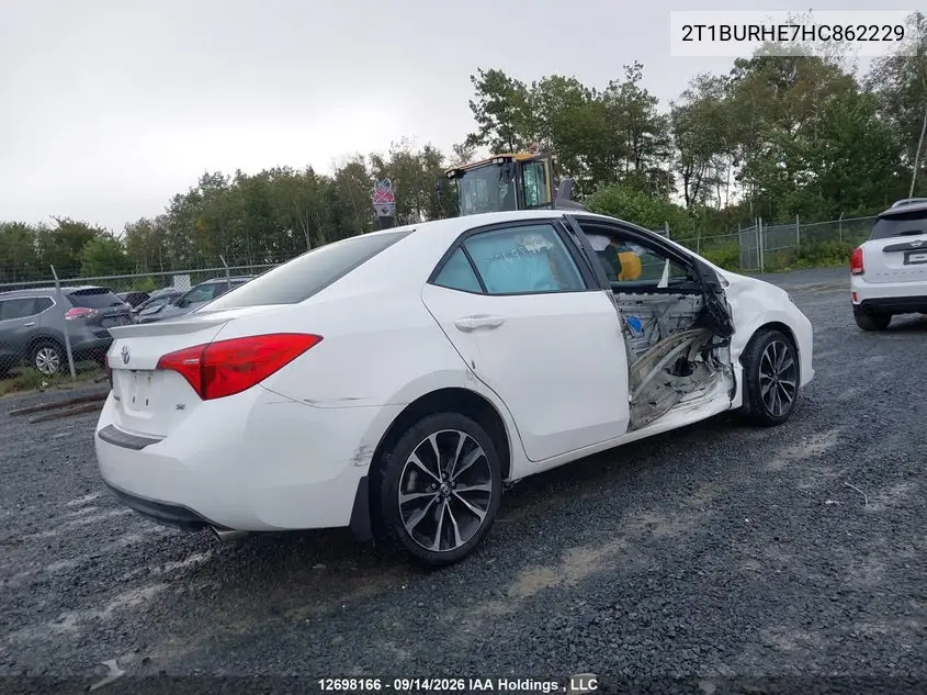2017 TOYOTA COROLLA VIN 2T1BURHE7HC862229 — фото 4