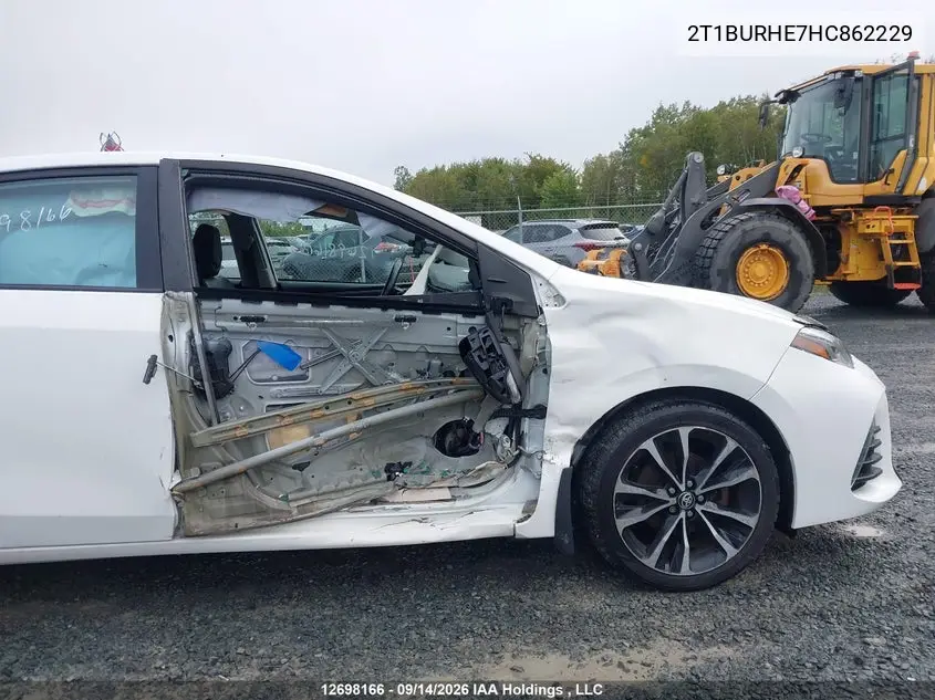 2017 TOYOTA COROLLA VIN 2T1BURHE7HC862229 — фото 6