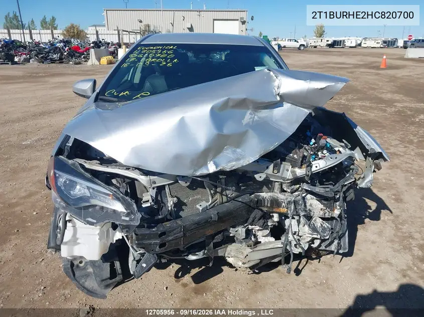 2017 TOYOTA COROLLA VIN 2T1BURHE2HC820700 — фото 11