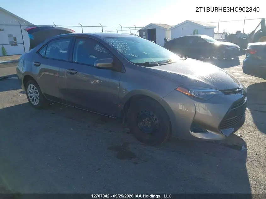 TOYOTA COROLLA 2017, VIN 2T1BURHE3HC902340