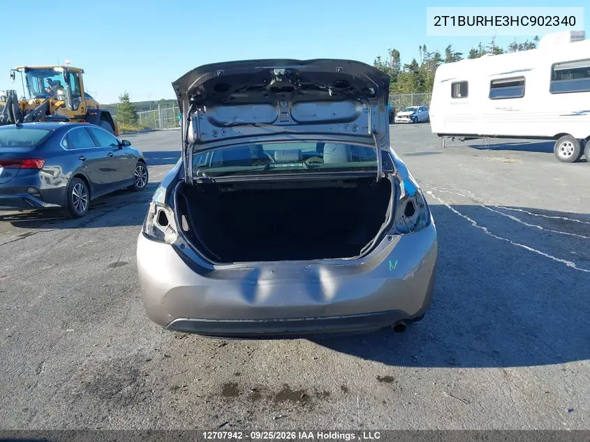 2017 TOYOTA COROLLA VIN 2T1BURHE3HC902340 — фото 17