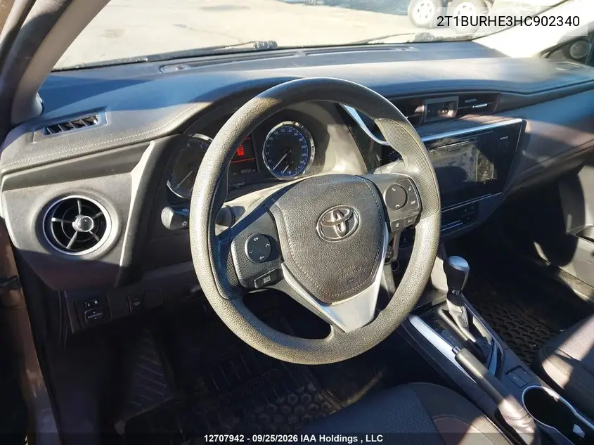 2017 TOYOTA COROLLA VIN 2T1BURHE3HC902340 — фото 22