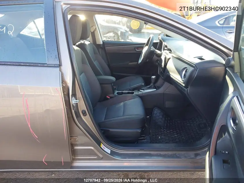 2017 TOYOTA COROLLA VIN 2T1BURHE3HC902340 — фото 5