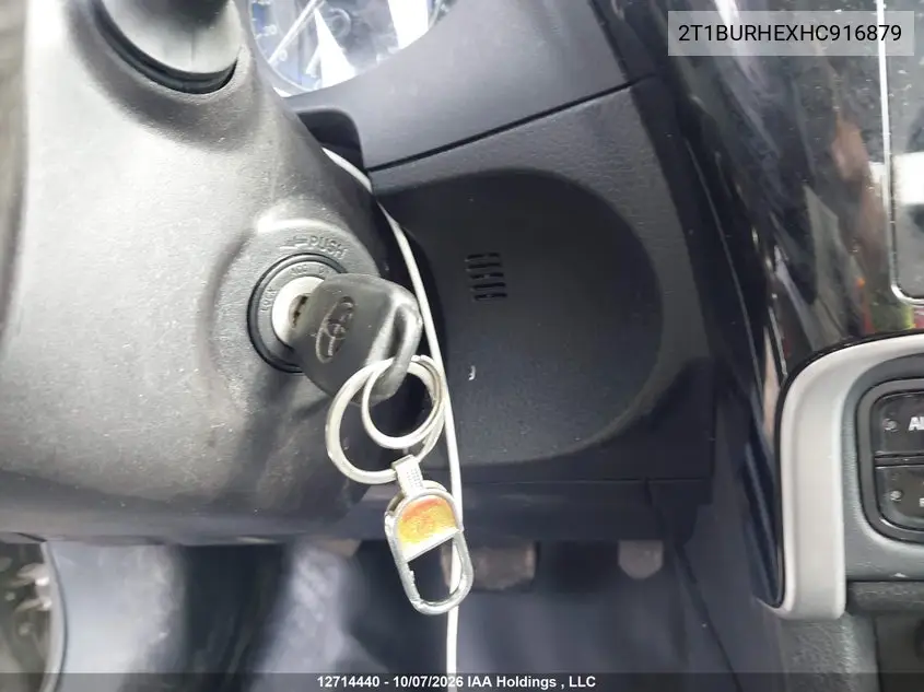 2017 TOYOTA COROLLA VIN 2T1BURHEXHC916879 — фото 11