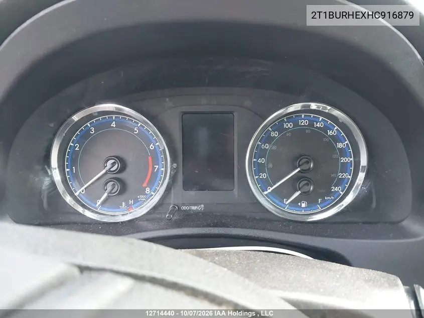 2017 TOYOTA COROLLA VIN 2T1BURHEXHC916879 — фото 15