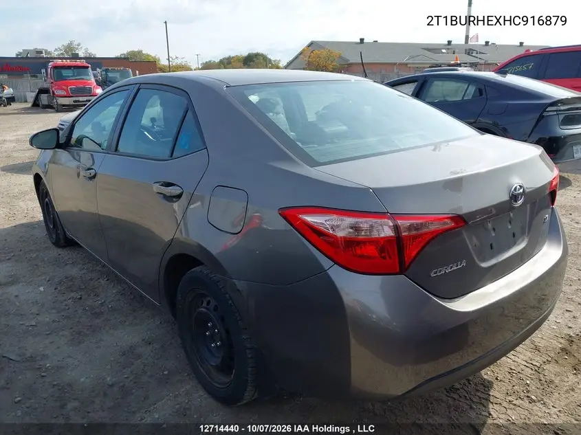 2017 TOYOTA COROLLA VIN 2T1BURHEXHC916879 — фото 3
