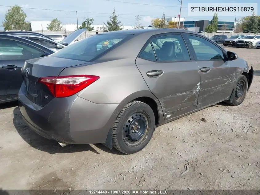 2017 TOYOTA COROLLA VIN 2T1BURHEXHC916879 — фото 4