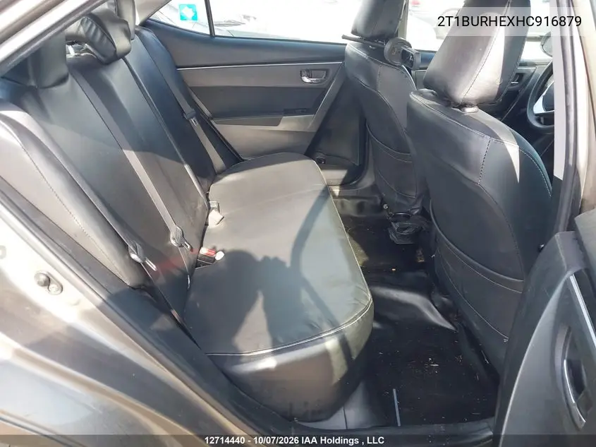 2017 TOYOTA COROLLA VIN 2T1BURHEXHC916879 — фото 8
