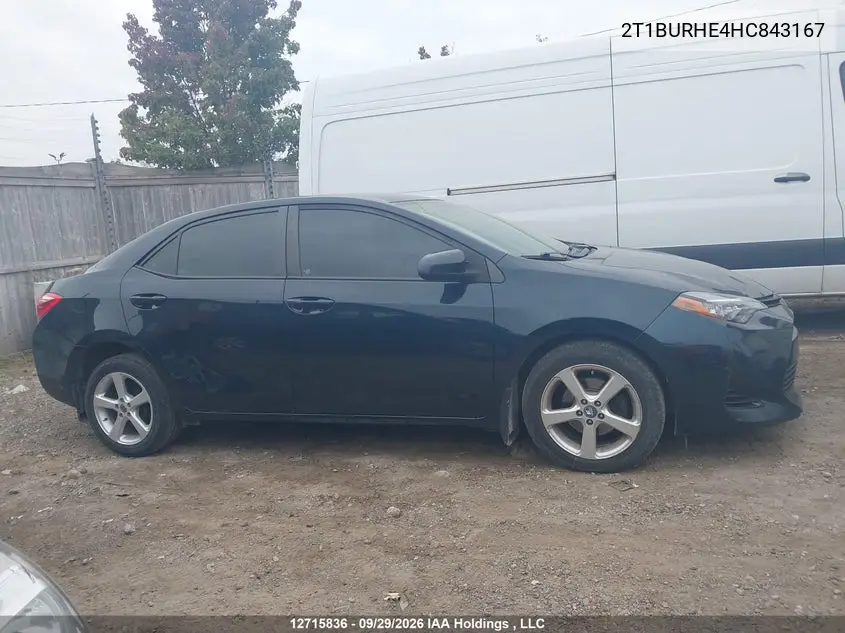 2017 TOYOTA COROLLA VIN 2T1BURHE4HC843167 — фото 13