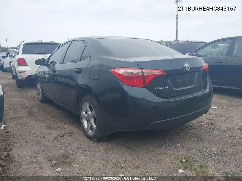 2017 TOYOTA COROLLA VIN 2T1BURHE4HC843167 — фото 14