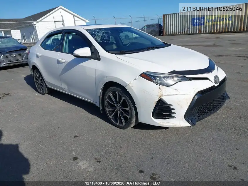 TOYOTA COROLLA 2017, VIN 2T1BURHE1HC825046