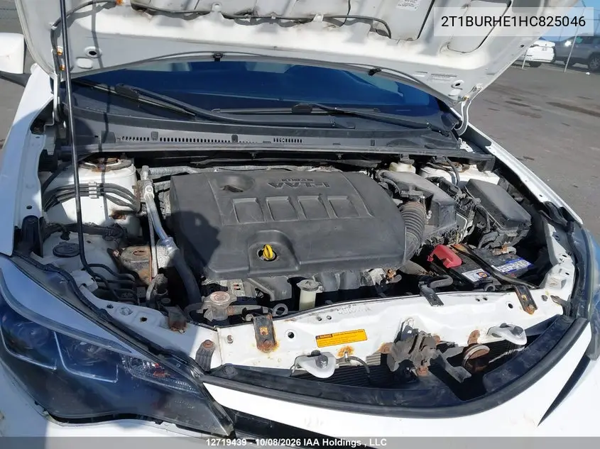 2017 TOYOTA COROLLA VIN 2T1BURHE1HC825046 — фото 10