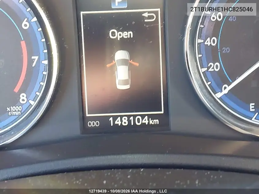 2017 TOYOTA COROLLA VIN 2T1BURHE1HC825046 — фото 15