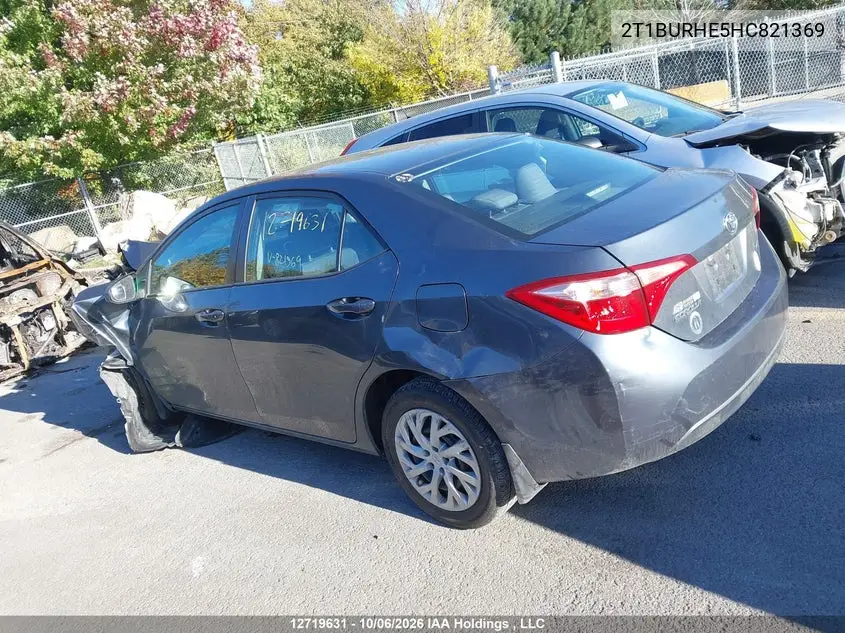 2017 TOYOTA COROLLA VIN 2T1BURHE5HC821369 — фото 14