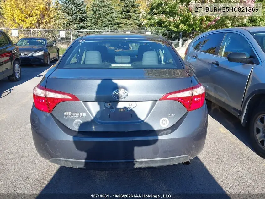 2017 TOYOTA COROLLA VIN 2T1BURHE5HC821369 — фото 16