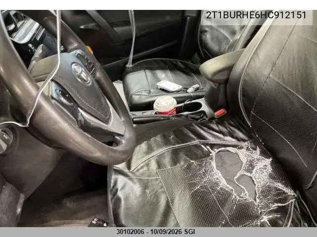 2017 TOYOTA COROLLA VIN 2T1BURHE6HC912151 — фото 8