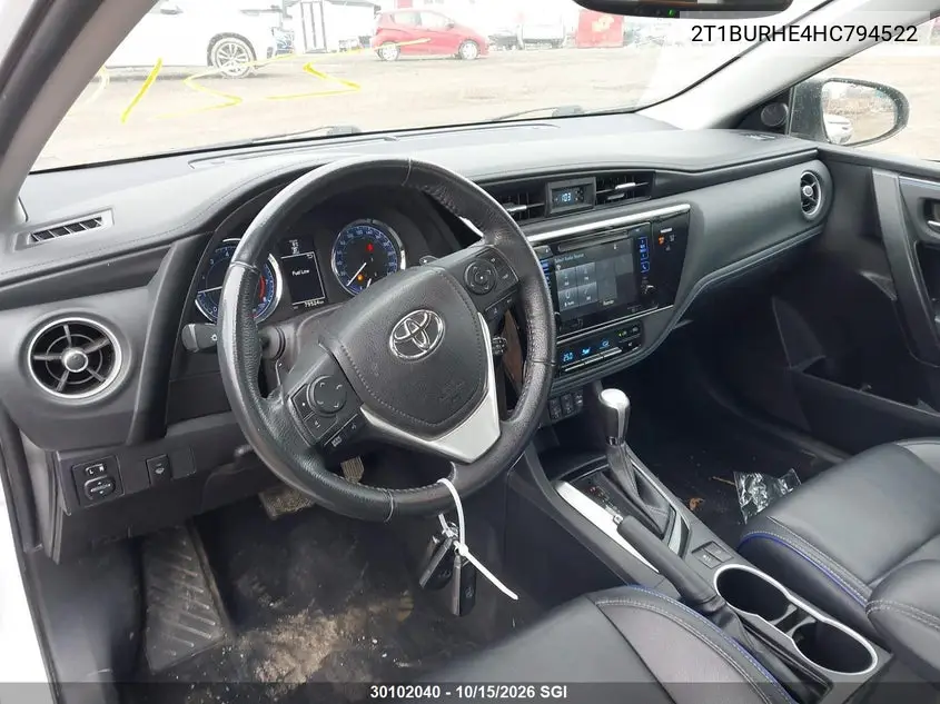 2017 TOYOTA COROLLA VIN 2T1BURHE4HC794522 — фото 12