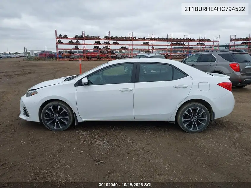 2017 TOYOTA COROLLA VIN 2T1BURHE4HC794522 — фото 15