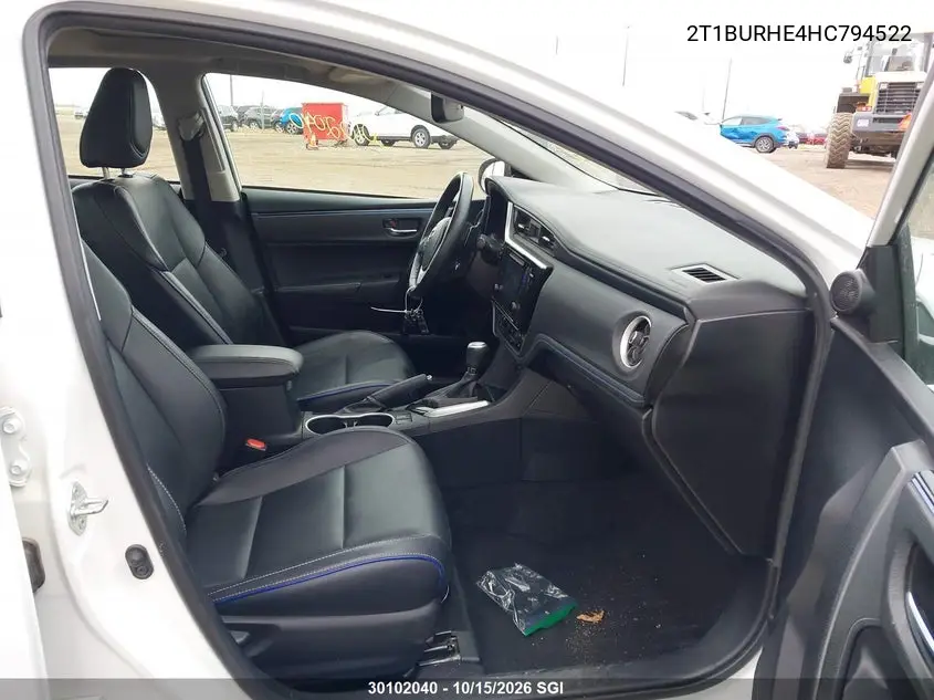 2017 TOYOTA COROLLA VIN 2T1BURHE4HC794522 — фото 5