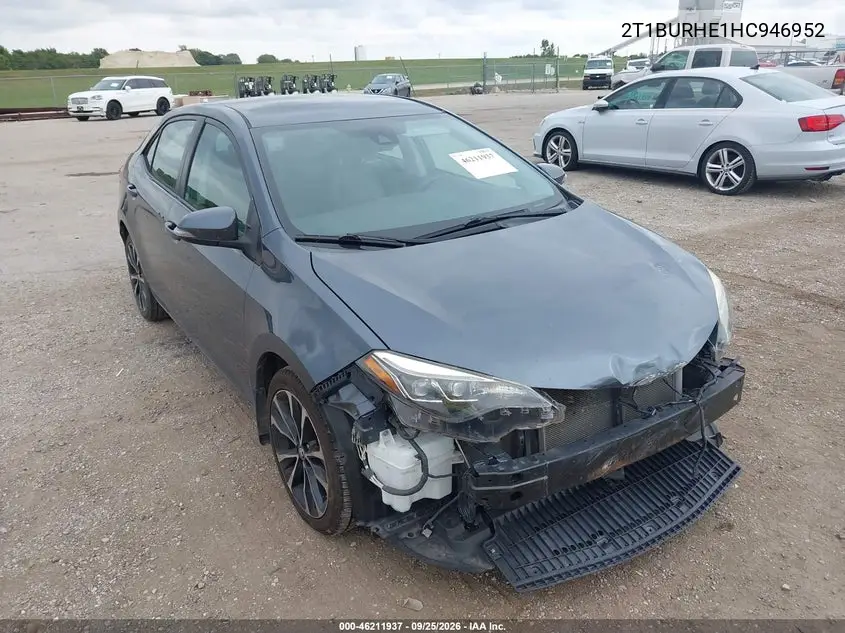 TOYOTA COROLLA 2017, VIN 2T1BURHE1HC946952