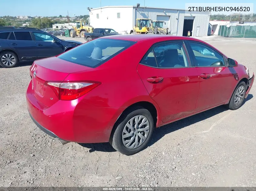 2017 TOYOTA COROLLA VIN 2T1BURHE5HC946520 — фото 4