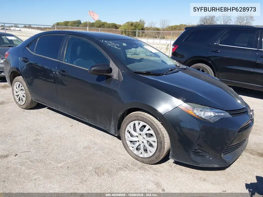 TOYOTA COROLLA 2017, VIN 5YFBURHE8HP628973