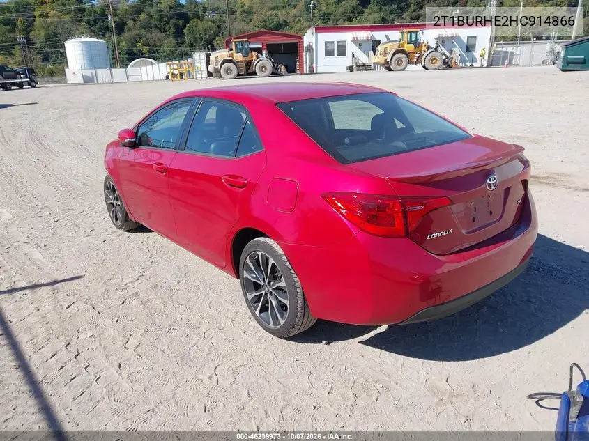 2017 TOYOTA COROLLA VIN 2T1BURHE2HC914866 — фото 3