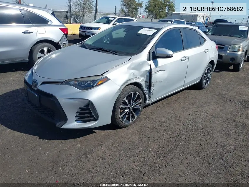 2017 TOYOTA COROLLA VIN 2T1BURHE6HC768682 — фото 2