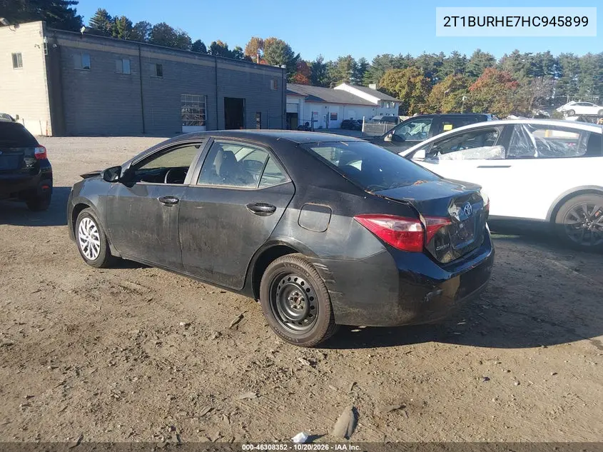 2017 TOYOTA COROLLA VIN 2T1BURHE7HC945899 — фото 3