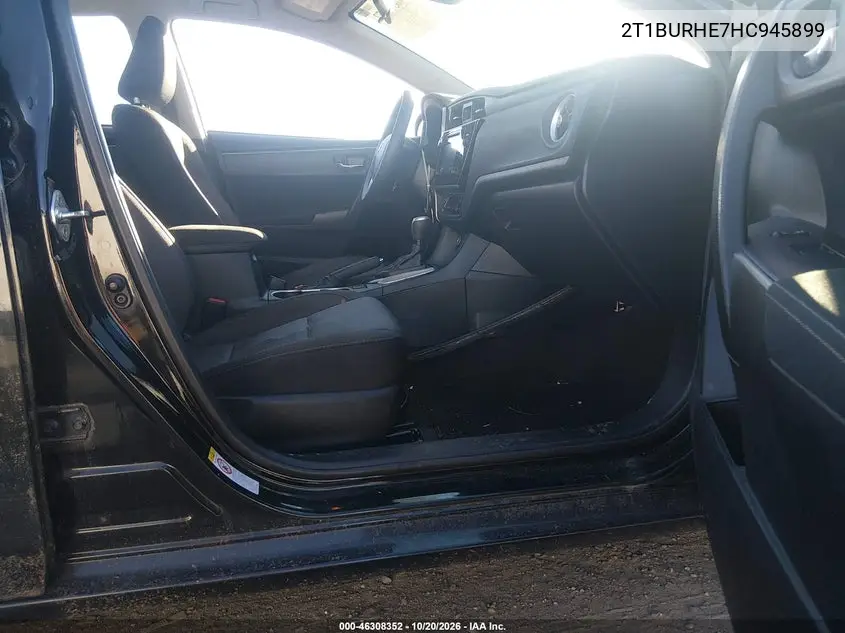 2017 TOYOTA COROLLA VIN 2T1BURHE7HC945899 — фото 5