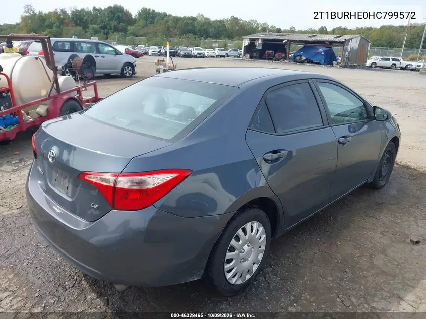 2017 TOYOTA COROLLA VIN 2T1BURHE0HC799572 — фото 4