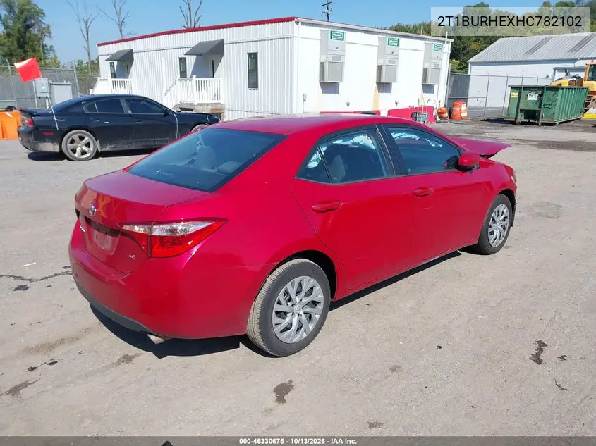 2017 TOYOTA COROLLA VIN 2T1BURHEXHC782102 — фото 4
