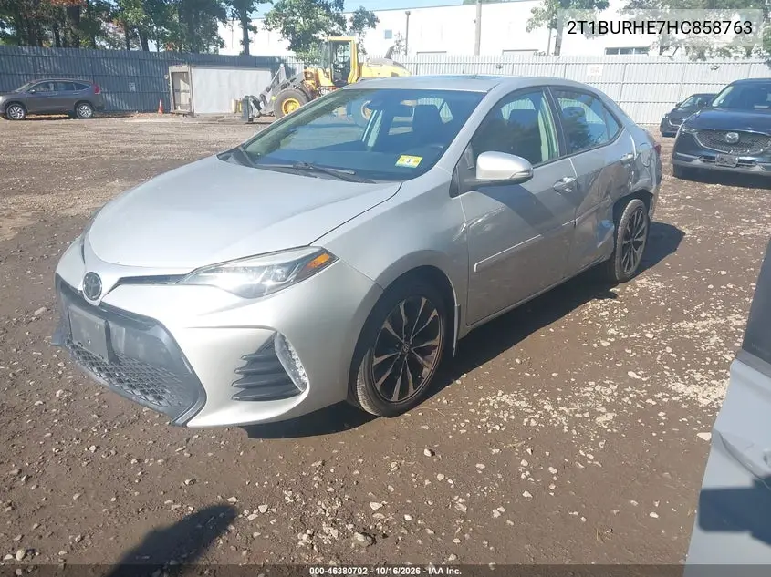 2017 TOYOTA COROLLA VIN 2T1BURHE7HC858763 — фото 2