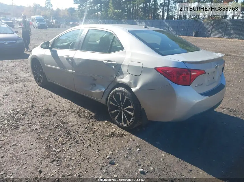 2017 TOYOTA COROLLA VIN 2T1BURHE7HC858763 — фото 3